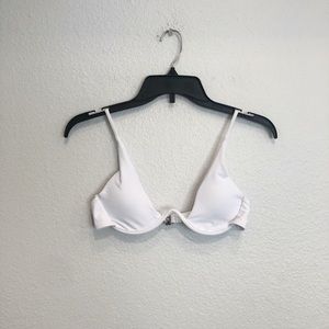White underwire bikini top